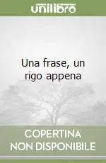 Economico Una frase, un rigo appena