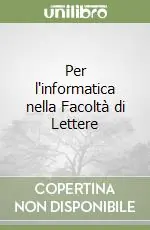 Solo Oggi Per l‘informatica nella Facoltà di Lettere