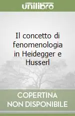 Miglior Prezzo Il concetto di fenomenologia in Heidegger e Husserl