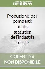 Produzione per comparti analisi statistica dell‘industria tessile Occasione