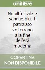 Nobiltà civile e sangue blu. Il patriziato volterrano alla fine dell‘età moderna Solo Oggi