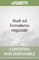 Sconto Studi sul formalismo negoziale