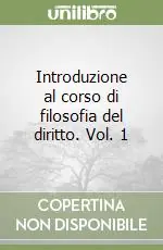 Professionale Introduzione al corso di filosofia del diritto. Vol. 1
