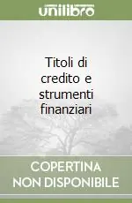 Titoli di credito e strumenti finanziari Prezzo Scontato