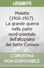 Esclusivo Melette (1916-1917). La grande guerra nella parte nord-orientale dell‘altopiano dei Sette Comuni