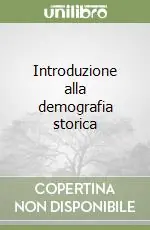 Introduzione alla demografia storica Promo Stagionale