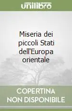 Prezzo Conveniente Miseria dei piccoli Stati dell‘Europa orientale