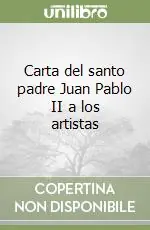 Prezzo Di Fabbrica Carta del santo padre Juan Pablo II a los artistas
