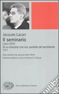 Ultima Occasione Il seminario. Libro XVIII. Di un discorso che non sarebbe quello del sembiante