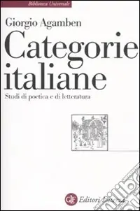 Compra Oggi Stesso Categorie italiane. Studi di poetica e di letteratura