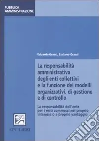 Prezzo Basso La responsabilità amministrativa degli enti collettivi e la funzione dei modelli organizzativi, di gestione e controllo