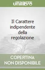 Quantità Limitata Il Carattere indipendente della regolazione