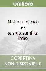 Bestseller Materia medica ex susrutasamhita index