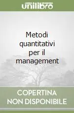 Offerta Metodi quantitativi per il management