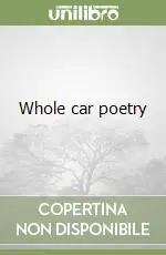 Promozione Esclusiva Whole car poetry