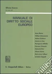 Manuale di diritto sociale europeo. Con riferimenti aggiornati al Trattato di Lisbona Novità