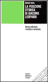 Promozione La posizione storica di Giacomo Leopardi
