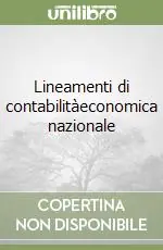 Occasione Lineamenti di contabilitàeconomica nazionale