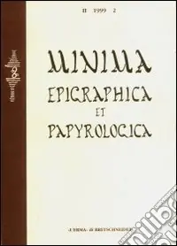 Minima epigraphica et papyrologica. Anno I. Vol. 1 Prezzo Conveniente
