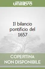 Il bilancio pontificio del 1657 Compra Online