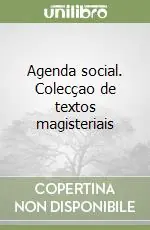 Compra Adesso Agenda social. Colecçao de textos magisteriais