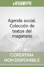 Agenda social. Colección de textos del magisterio Promo Stagionale