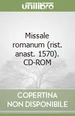 Compra Adesso Missale romanum (rist. anast. 1570). CD-ROM