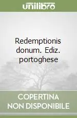 Redemptionis donum. Ediz. portoghese Must-Have