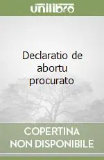 Bestseller Declaratio de abortu procurato