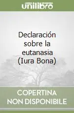 Nuova Collezione Declaración sobre la eutanasia (Iura Bona)