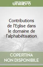 Offerta Contributions de l‘Eglise dans le domaine de l‘alphabétisation