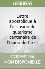 Lettre apostolique à l‘occasion du quatrième centenaire de l‘Union de Brest Offerta Lampo