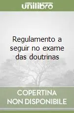 Promo Stagionale Regulamento a seguir no exame das doutrinas