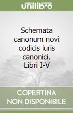 Pagamento Sicuro Schemata canonum novi codicis iuris canonici. Libri I-V