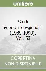 Studi economico-giuridici (1989-1990). Vol. 53 Popolare