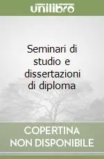 Bestseller Seminari di studio e dissertazioni di diploma