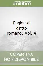 Pagine di diritto romano. Vol. 4 Sconto