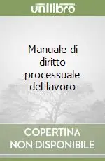 Manuale di diritto processuale del lavoro Direttamente Dal Produttore