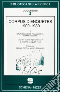 Corpus d‘enquête Soddisfatti O Rimborsati