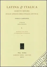 Compra Online Latina & italica. Scritti minori sulle lingue dell‘Italia antica vol. 1-2