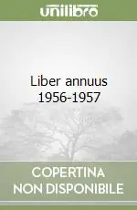 A Buon Prezzo Liber annuus 1956-1957