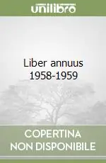 Popolare Liber annuus 1958-1959