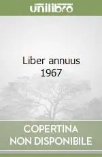 Offerta Del Giorno Liber annuus 1967