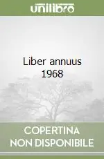 Affare Liber annuus 1968