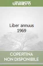 Liber annuus 1969 Super Prezzo