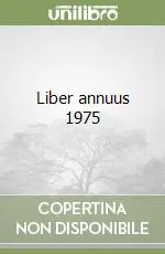 Liber annuus 1975 Spedito Oggi