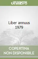 Liber annuus 1979 Sconto