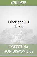 Liber annuus 1982 Più Venduto
