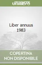 Liber annuus 1983 Offerta