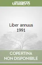 Miglior Prezzo Liber annuus 1991